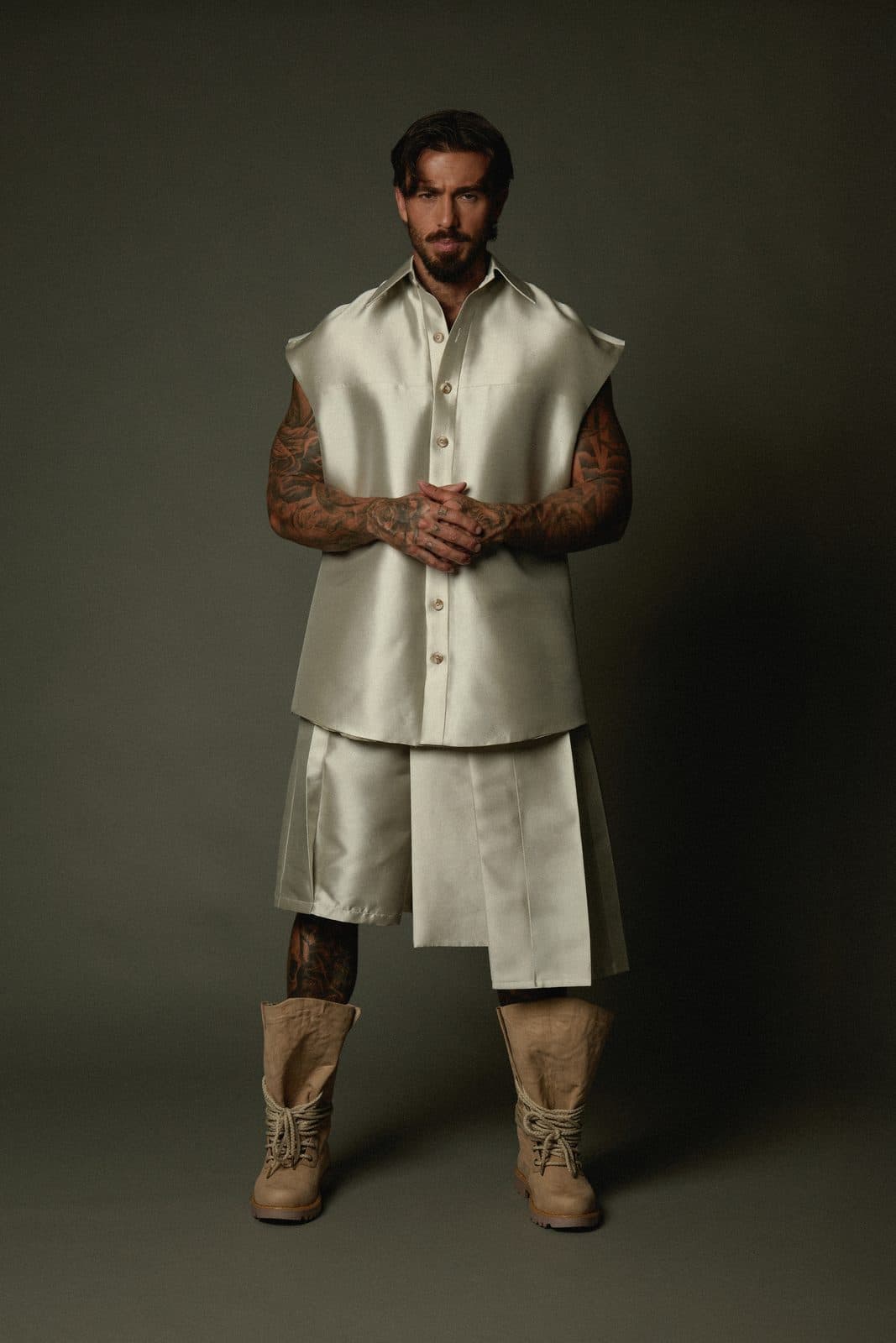 Look I — Champagne Silk-Wool